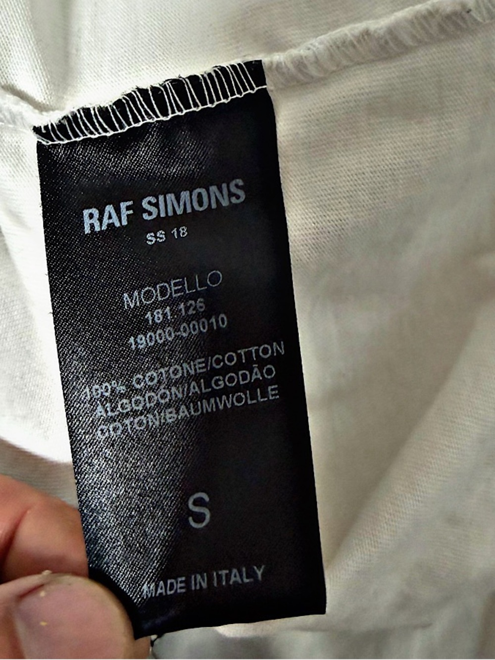 Authentic Raf Simons 18 SS Tee - Picture 4 of 5
